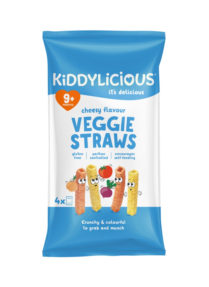 Kiddylicious Delicious Cheesy Veggie Finger Snack For Kids 4 x 12g - Image 1
